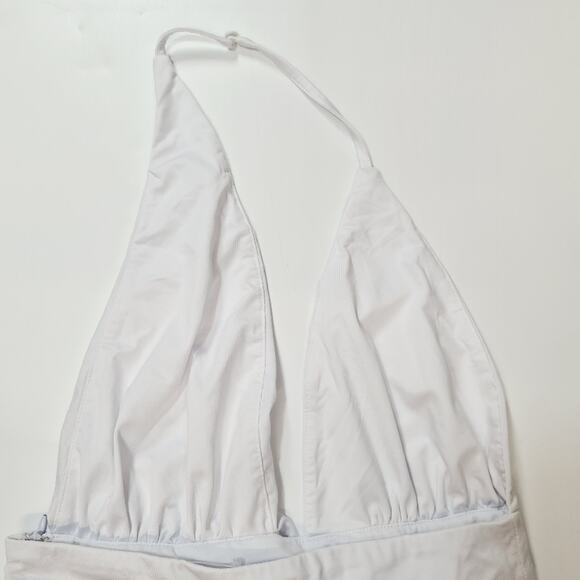 Superdown Mia Drape Slit Dress in White Small - Picture 10 of 14